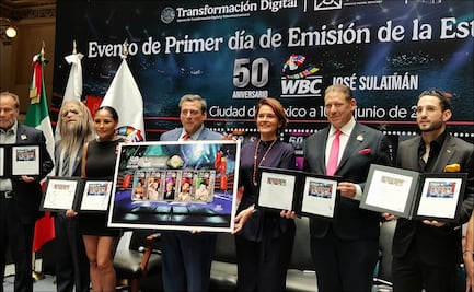Leyendas del boxeo llegan al correo de México; se presenta colección de estampillas postales
