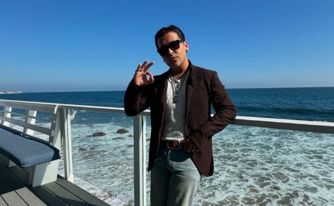 El cantante Christian Nodal en California. Foto: Instagram oficial.