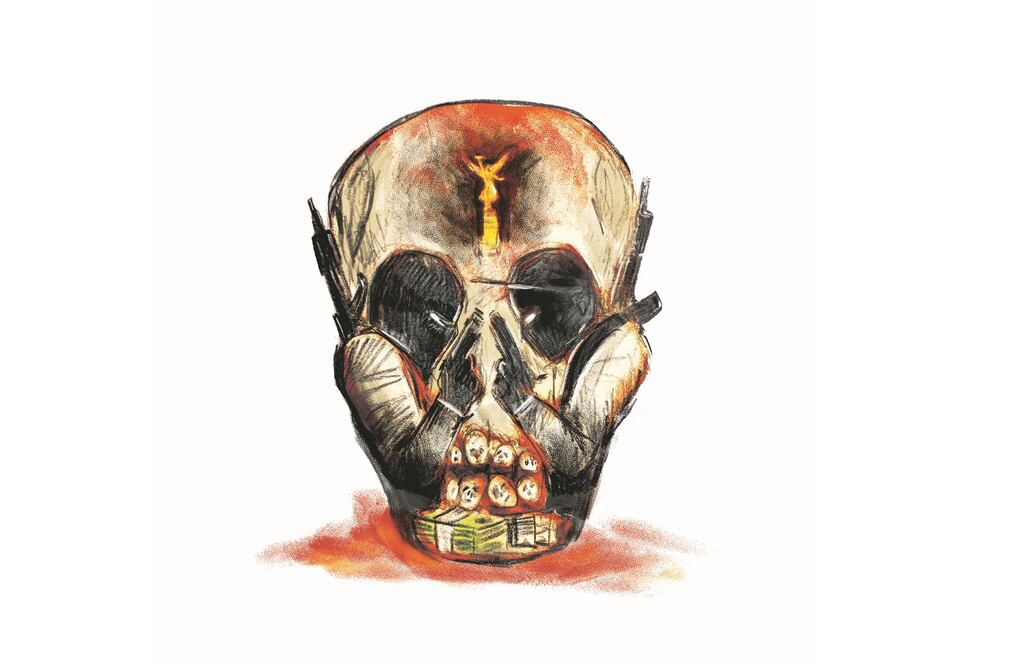 The previous administration denied any cartel or criminal organization operated in the capital - Illustration: Dante de la Vega/EL UNIVERSAL