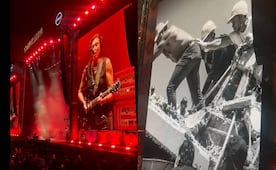 Caifanes recuerda a las víctimas del sismo de Colombia durante su participación en el Festival Cordillera