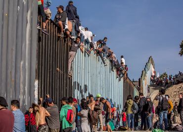 Al grito de ¡Sí se pudo”, centroamericanos llegan a Tijuana