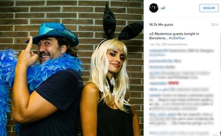 Penélope y Bardem, invitados de U2