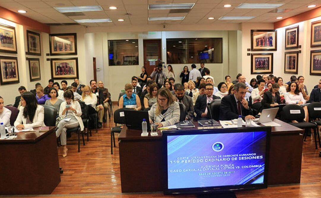 Representantes del gobierno de Colombia y de los familiares del periodista colombiano Nelson Carvajal Carvajal, asesinado en ese país en 1998, acudieron los días 22 y 23 de agosto de 2017 a audiencias ante la Corte-IDH