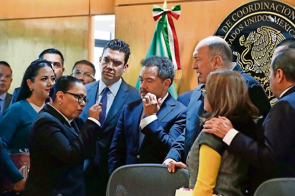 La Comisión de Seguimiento al Proceso Electoral de la Cámara de Diputados se reunió con Rosa Icela Rodríguez, titular de la SSPC. Foto: Archivo / EL UNIVERSAL