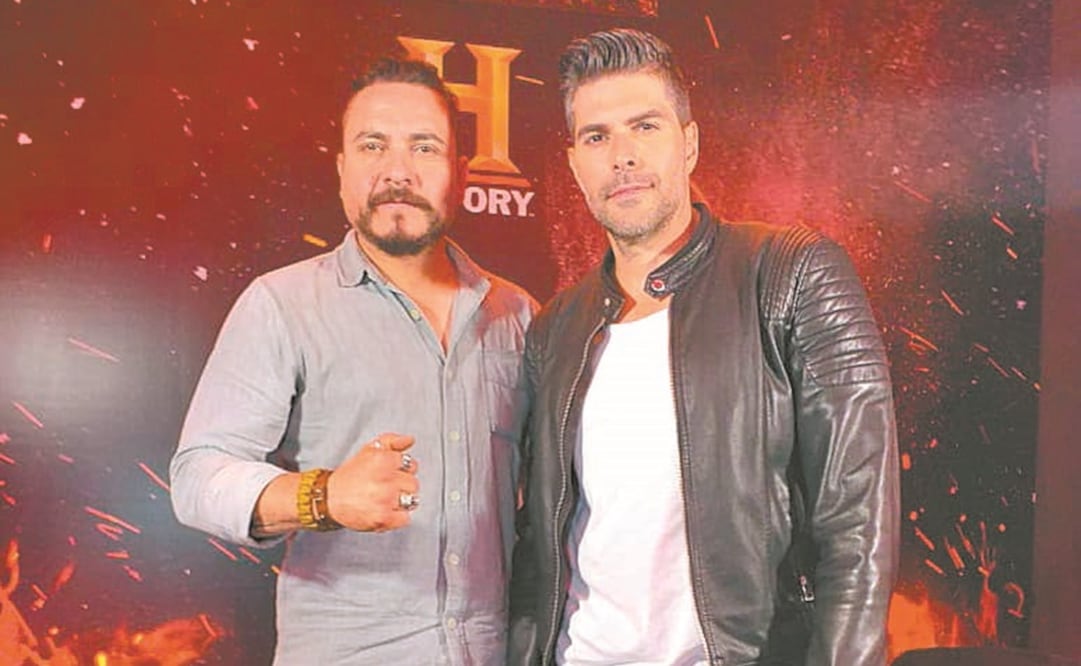 Antonio de Regil y Juan Pablo Llano, conductores del programa. Foto: HOSTORY CAHNNEL