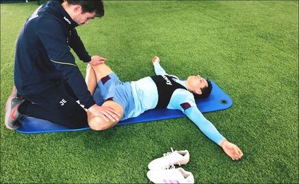 'Chicharito' se defiende y muestra que sí está trabajando en su recuperación