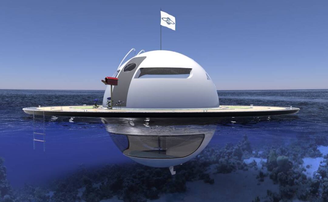 Imagen de la casa UFO, una idea de Pierpaolo Lazzarini y Luca Solla, cofundadores de Jet Capsules. Foto: EFE
