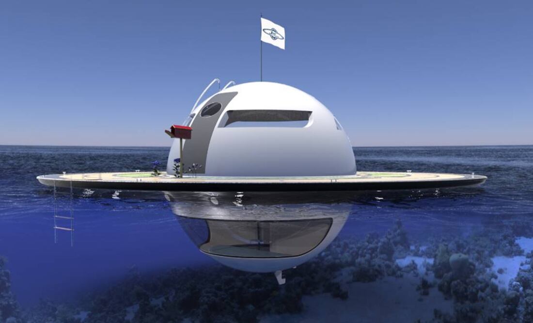 Imagen de la casa UFO, una idea de Pierpaolo Lazzarini y Luca Solla, cofundadores de Jet Capsules. Foto: EFE