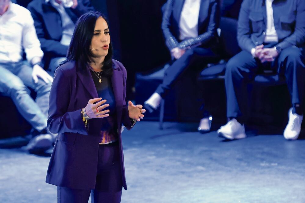 En su Tercer Informe de Gobierno, Lía Limón destacó resultados en materia de seguridad y programas sociales. Foto: de Fernanda Rojas. El Universal