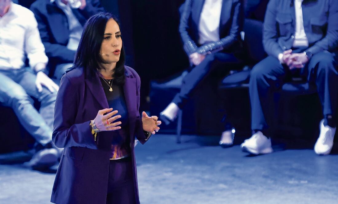 En su Tercer Informe de Gobierno, Lía Limón destacó resultados en materia de seguridad y programas sociales. Foto: de Fernanda Rojas. El Universal