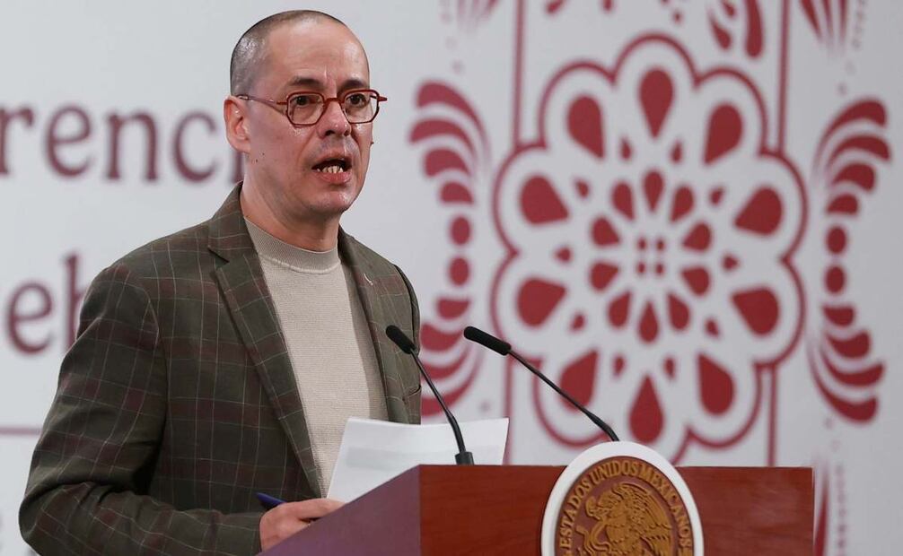 En el marco del Simulacro del 19 de septiembre, el titular de la Agencia de Transformación Digital y Telecomunicaciones, José Antonio Peña Merino, explicó que este viernes todos los teléfonos recibirán la alerta sísmica, sin necesidad de aplicaciones ni saldo. Fotos: Berenice Fregoso / EL UNIVERSAL