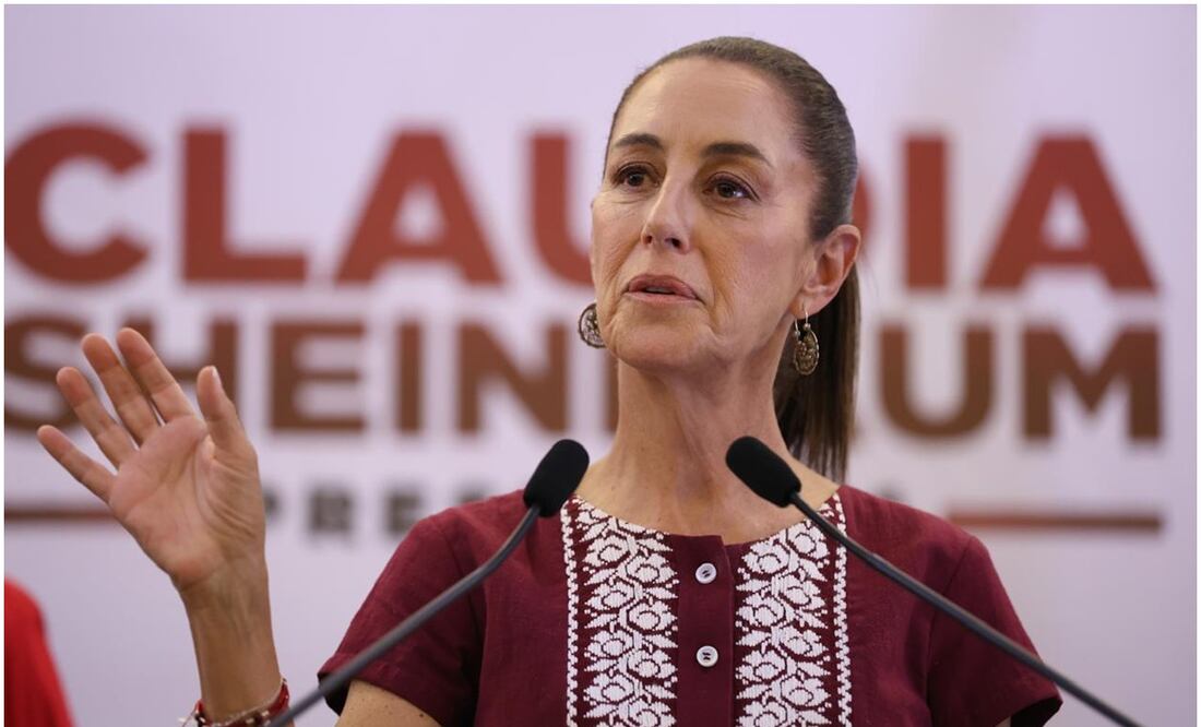 Claudia Sheinbaum, candidata de Morena a la presidencia. Foto: Diego Simón/EL UNIVERSAL