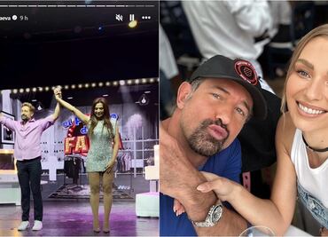 Gabriel Soto no la ha visto debutar en "Aventurera", pero Irina Baeva sí va a verlo a su obra