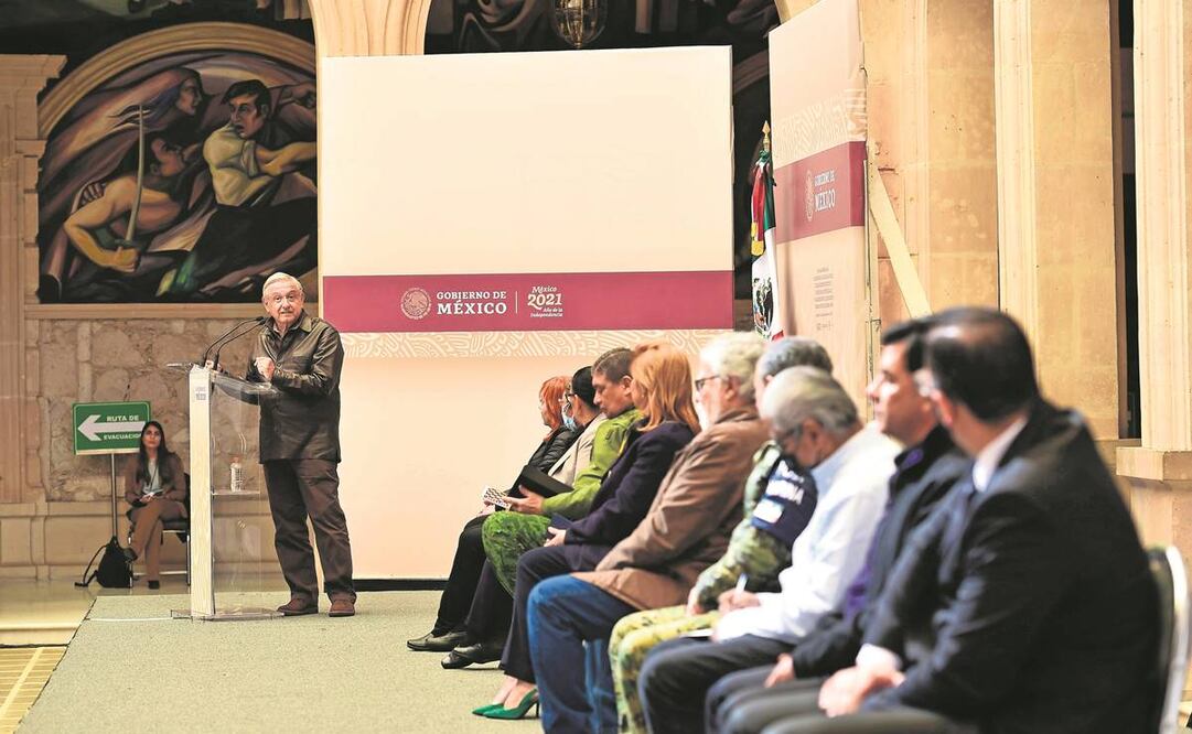El presidente Andrés Manuel López Obrador mencionó que el encuentro con empresarios fue muy impor-tante, pues generan em-pleos y merecen respeto. Foto: Presidencia.