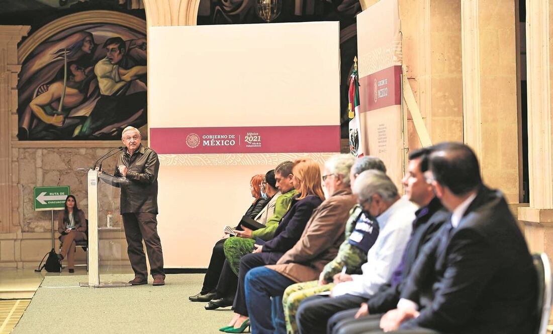 El presidente Andrés Manuel López Obrador mencionó que el encuentro con empresarios fue muy impor-tante, pues generan em-pleos y merecen respeto. Foto: Presidencia.