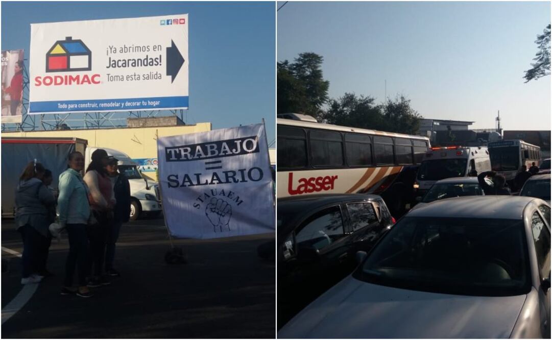 Una de las vías ocupadas es el inicio del Paso Exprés, con dirección de norte a sur y provoca un caos vial para quienes viajan de la Ciudad de México hacia el sur del estado y el puerto de Acapulco. FOTO: Justino Miranda | EL UNIVERSAL