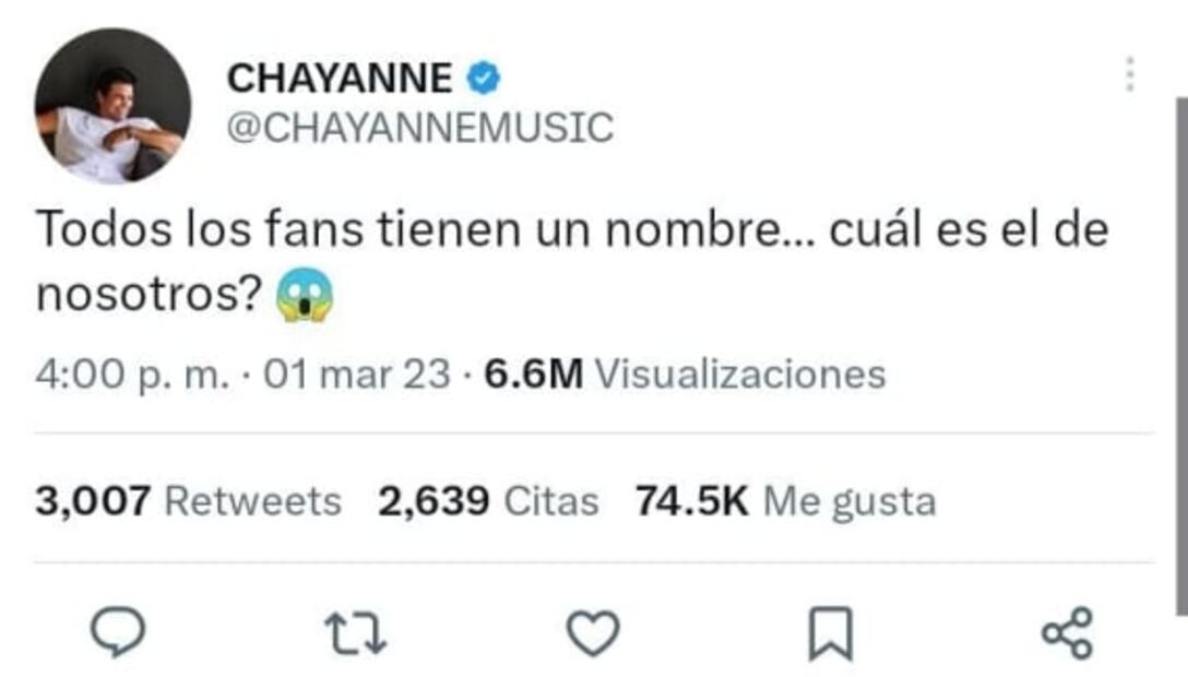 ¿"Los súper Chayayinnes”?, Chayanne busca nombre para sus fans y usuarios se ponen creativos