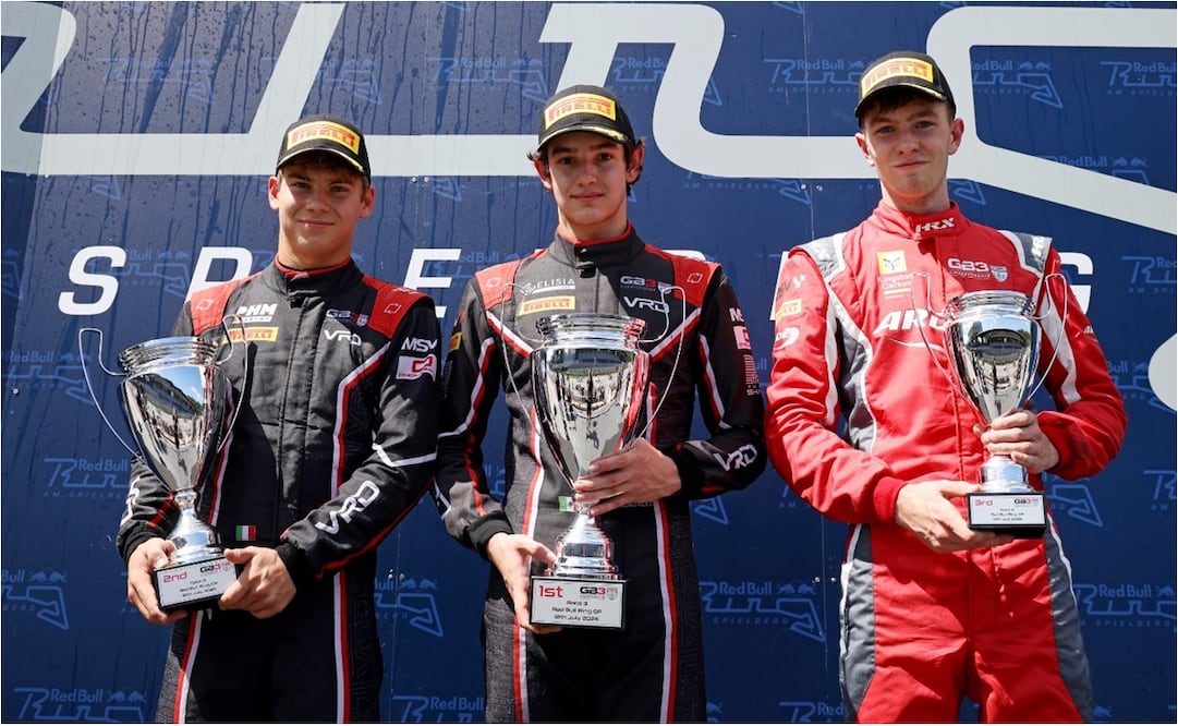 FOTO: ESPECIAL - Patricio González logra su primera victoria en el GB3 Championship de Austria