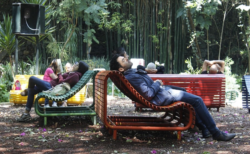 Escucha música y lee en el Audiorama de Chapultepec. Foto: Archivo EL UNIVERSAL