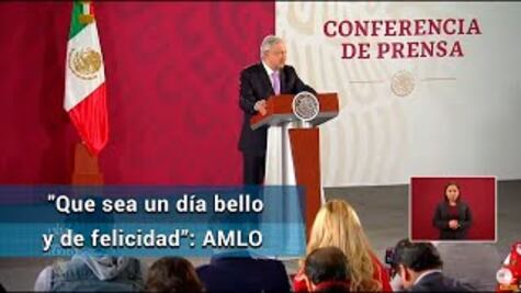 Desea AMLO feliz Navidad a los ciudadanos