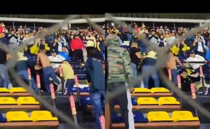 Aficionados del América se pelean en el Estadio Azteca tras derrota de su equipo ante San Luis