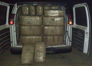 Decomisan 1.4 toneladas de marihuana y 24.7 kilos de cristal en Sonora