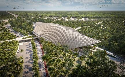 Así es como Aidia Studio diseñó la estación Tulum del Tren Maya
