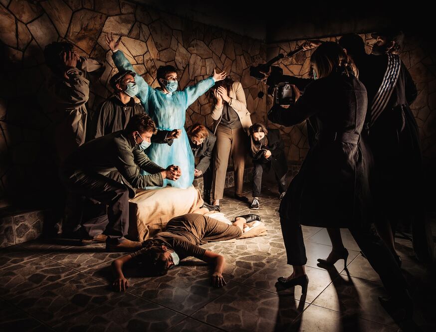 "Los fusilados". Foto: Alejandro Persichetti vía Facebook