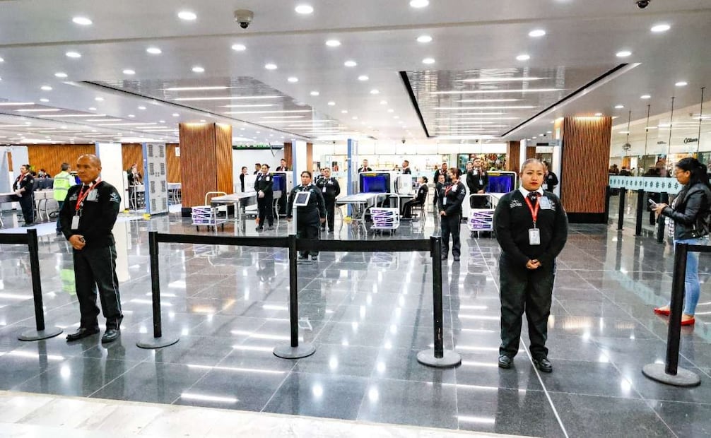 Entregan primer tramo de remodelado del AICM. (05/01/25) Foto: Cortesía