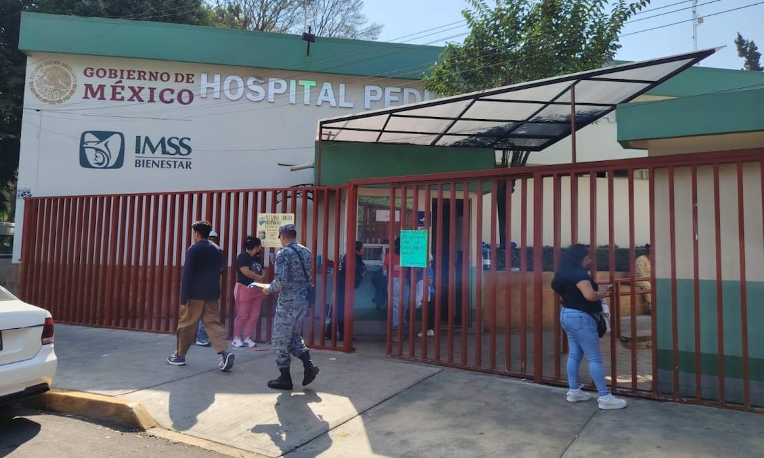 Exterior del Pediátrico de Legaria, IMSS. Foto: Fabián Evaristo.