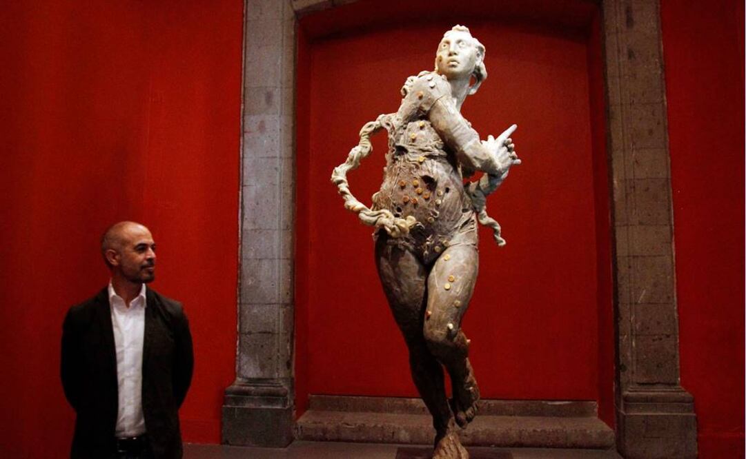 Distintos espacios del recinto capitalino son ocupados por 48 esculturas del mexicano, creads en resina, bronce y madera. (FOTO: Ariel Ojeda)