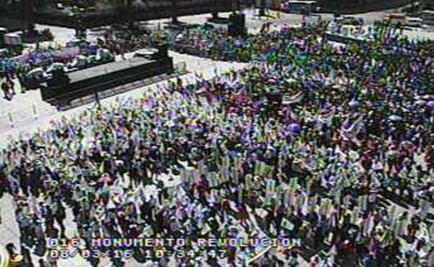 Mujeres campesinas alistan marcha hacia Segob