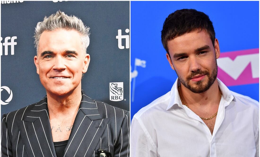 Robbie Williams habla de la importancia de la salud mental para que no se repita lo que le pasó a Liam Payne. Foto: AP/AFP.