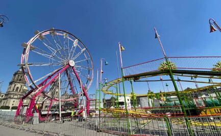 ¡Todos al Zócalo! CDMX alista verbena navideña y juegos mecánicos
