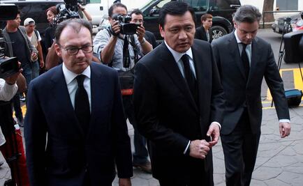 Osorio, Videgaray y Nuño acuden a funeral de Molinar 