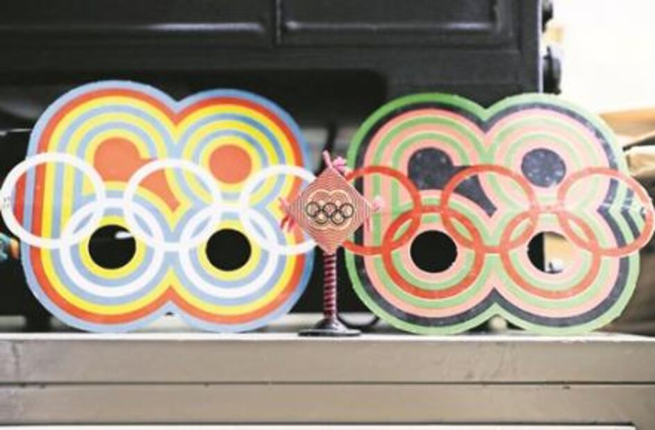 Pelean autoría del logotipo de México 68