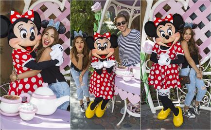 Danna Paola y Eugenio Siller, en Disneyland