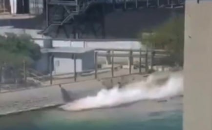 Profepa inspecciona derrame de ácido sulfúrico en el Mar de Cortés