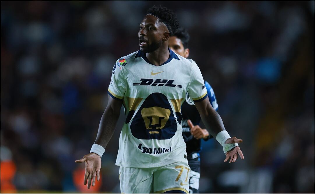 Álvaro Angulo durante ele encuentro frente al Querétaro en La Corregidora. FOTO: IMAGO7