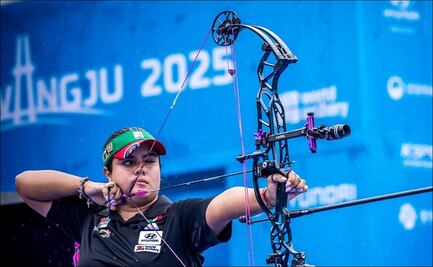 Andrea Becerra hace historia al ganar medalla de oro individual en el Mundial de Tiro con Arco Gwangju 2025