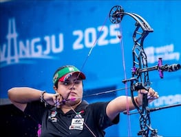 Andrea Becerra hace historia al ganar medalla de oro individual en el Mundial de Tiro con Arco Gwangju 2025