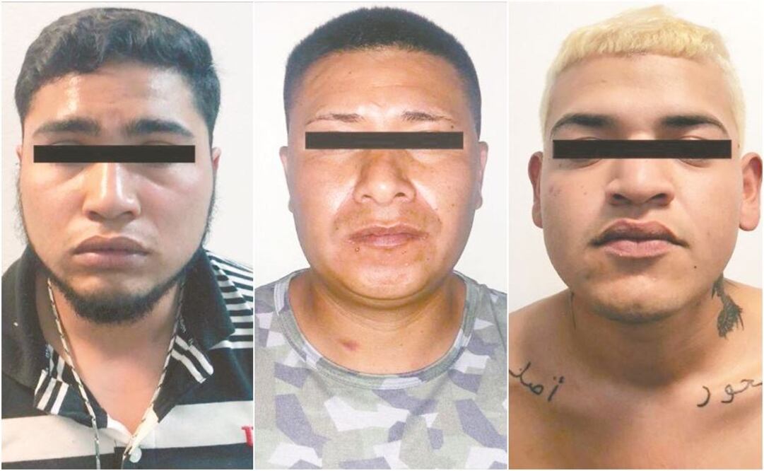 Tres presuntos integrantes del Cártel Jalisco Nueva Generación fueron detenidos en la carretera que comunica a Melchor Ocampo con Zumpango. La fiscalía mexiquense los vincula con 10 asesinatos que habrían cometido en un lapso de ocho meses. ESPECIAL