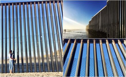 Refuerzan muro fronterizo en Tijuana con malla de alambre