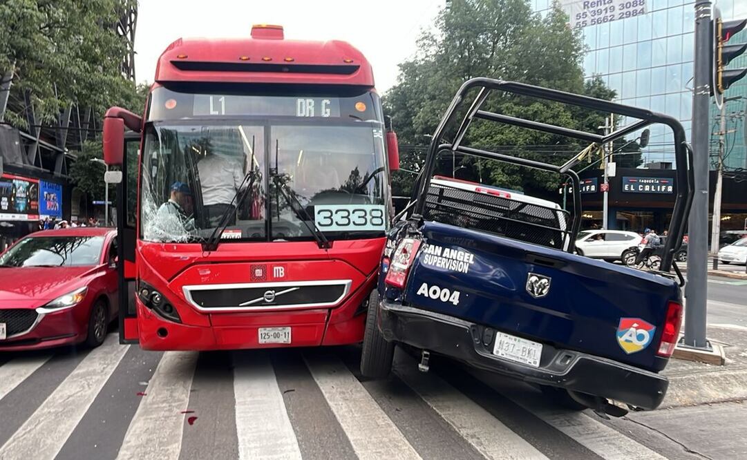 Los usuarios y agentes involucrados no ameritaron trasladado médico. Foto: Juan Carlos Williams / EL UNIVERSAL