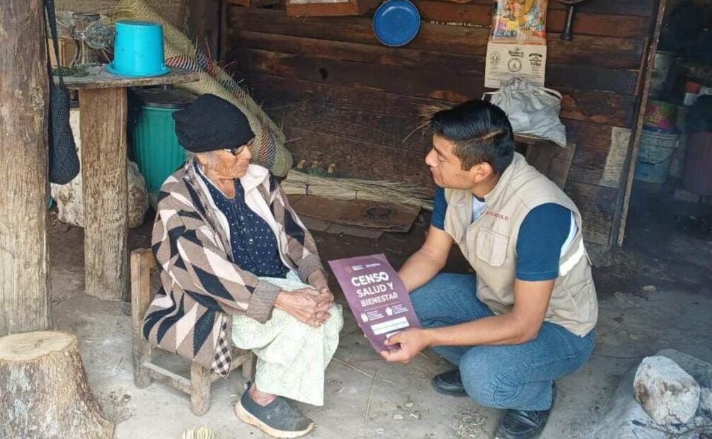 Programa Salud Casa por Casa con el Censo Salud y Bienestar. Foto: X @A_MontielR