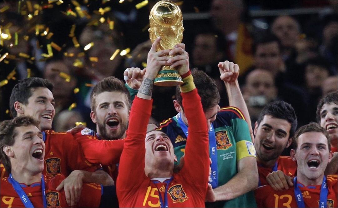 Sergio Ramos campéon del mundo con España / Foto: Especiales
