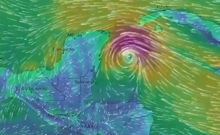 Gobernador de Q.Roo comparte animación del huracán Grace; llama a prepararse