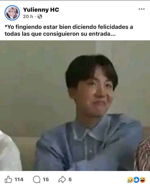 Los mejores memes que dejó el sold out de los boletos para BTS. Fotos Redes Sociales