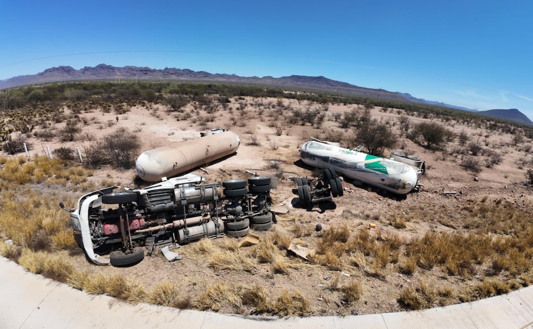 Volcadura de pipa con amoniaco deja al menos 27 personas intoxicadas en Sonora; afectados se encuentran fuera de peligro: alcaldesa. | Foto: Especial.