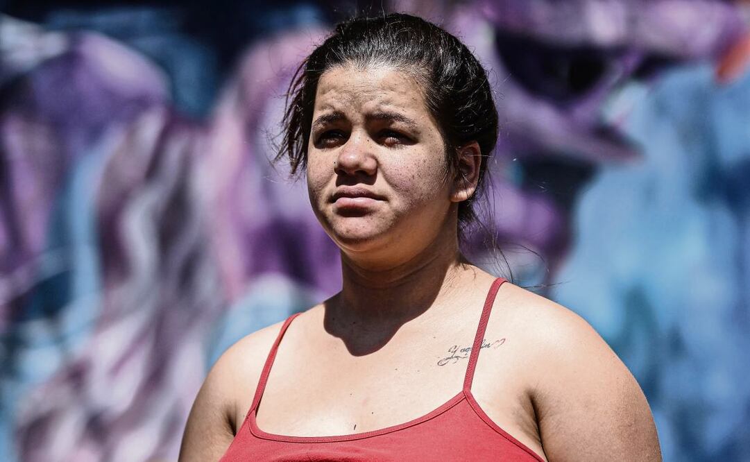 Leidimar asegura que la caravana en la que viajó tardó cuatro meses en llegar a la Ciudad de México. (06/03/2025) Foto: Gabriel Pano | El Universal